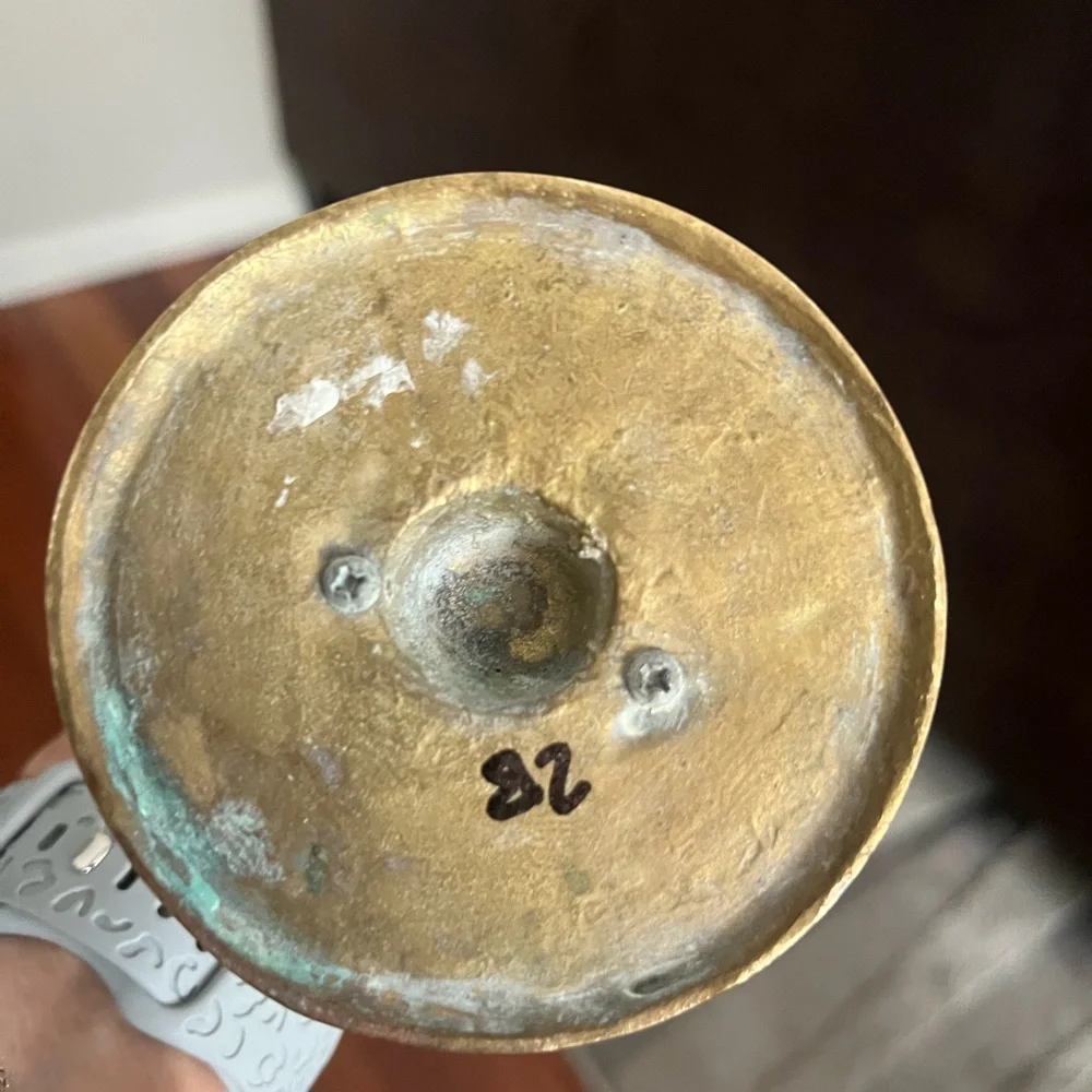 Vintage Elegant Gold Crane Figurine - Picture 6 of 7